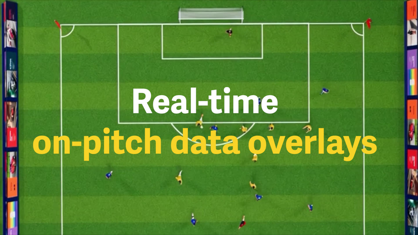 Sandbox real-time on-pitch data overlays